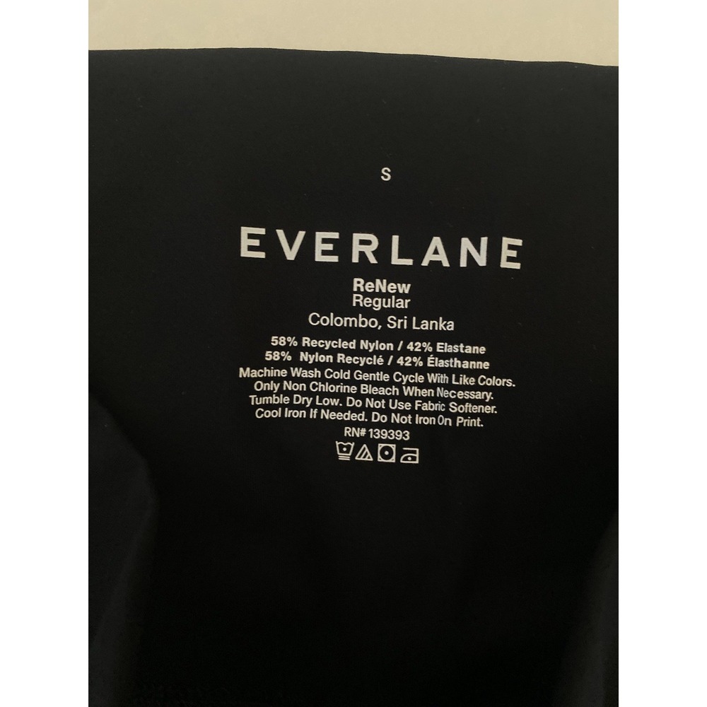 Everlane ReNew Perform Legging Black Womens Small NWOT Athleisure Lounge Yoga - Picture 3 of 4